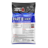 A 25lb bag of Front Row Ag Part B formula water-soluble fertilizer